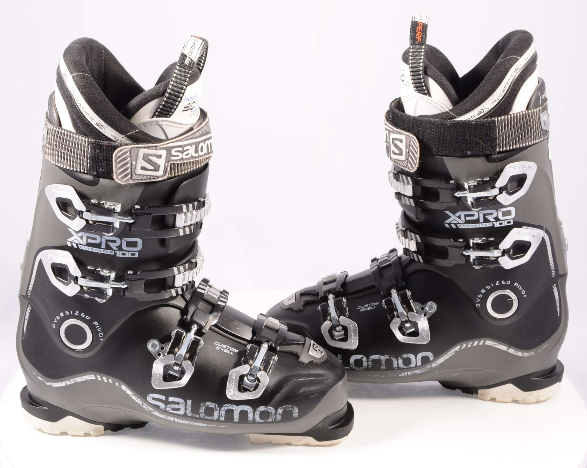 ski boots SALOMON X PRO 100, OVERSIZED pivot, CUSTOM shell, MY